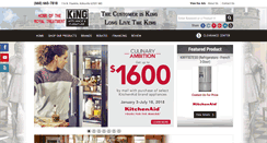 Desktop Screenshot of kingapplianceandfurniture.com